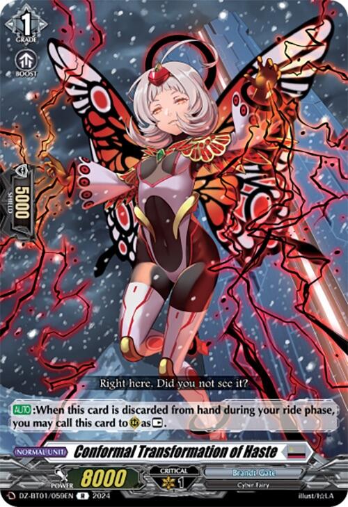 Image of Conformal Transformation of Haste (DZ-BT01/059EN) [Fated Clash]
