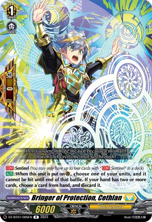 Image of Bringer of Protection, Cethlan (DZ-BT01/066EN) [Fated Clash]