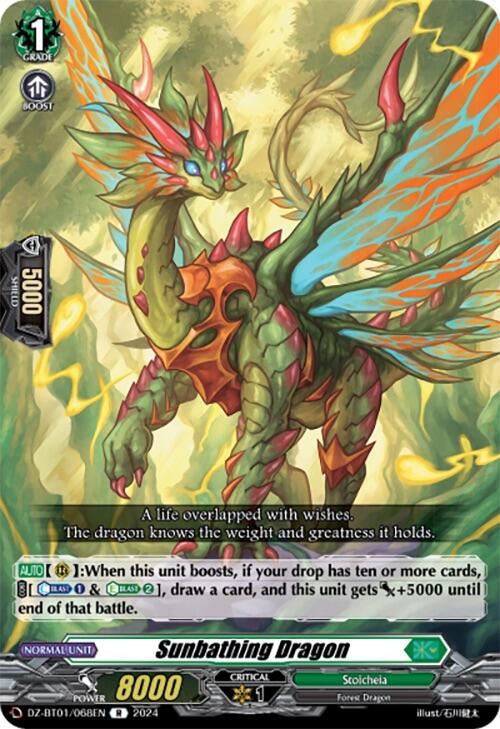 Image of Sunbathing Dragon (DZ-BT01/068EN) [Fated Clash]