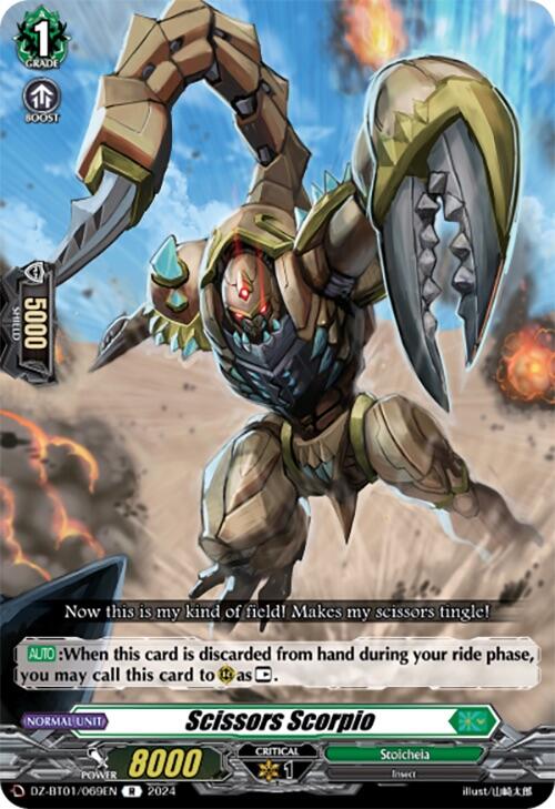 Image of Scissors Scorpio (DZ-BT01/069EN) [Fated Clash]