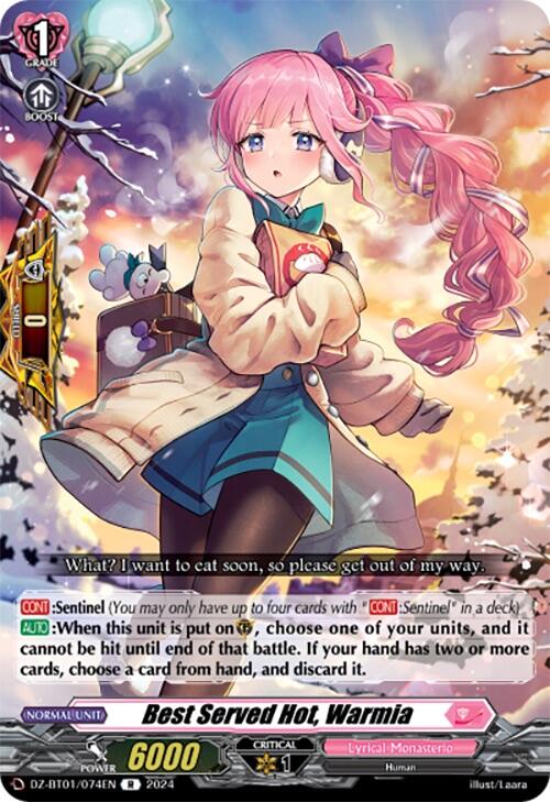 Image of Best Served Hot, Warmia (DZ-BT01/074EN) [Fated Clash]