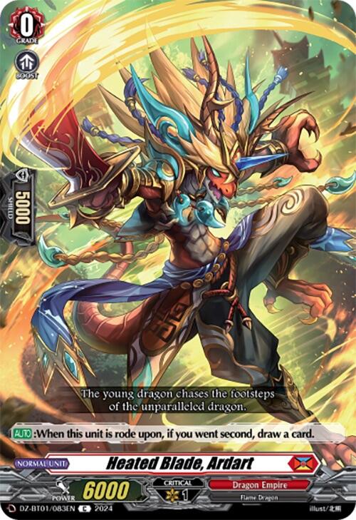 Image of Heated Blade, Ardart (DZ-BT01/083EN) [Fated Clash]