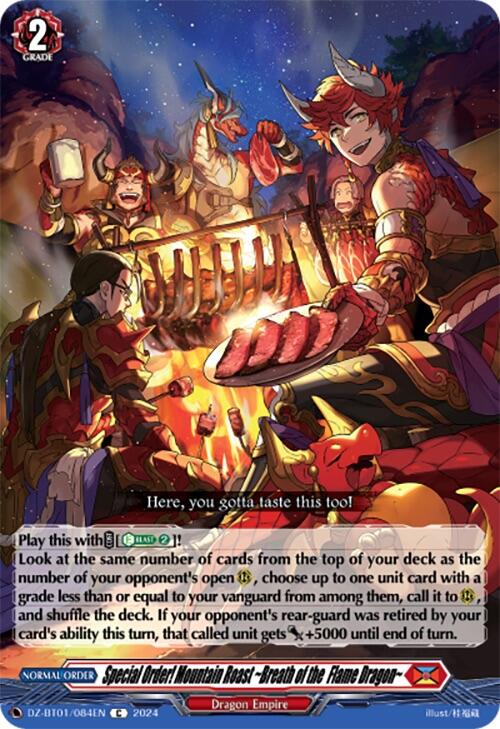 Image of Special Order! Mountain Roast ~Breath of the Flame Dragon~ (DZ-BT01/084EN) [Fated Clash]