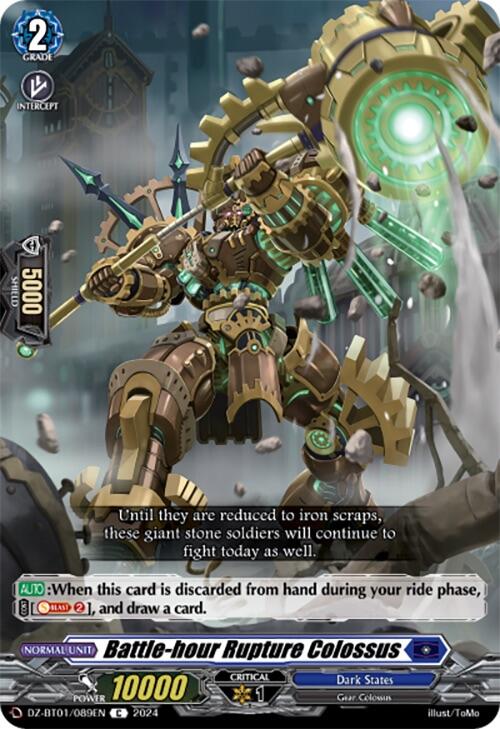 Image of Battle-hour Rupture Colossus (DZ-BT01/089EN) [Fated Clash]