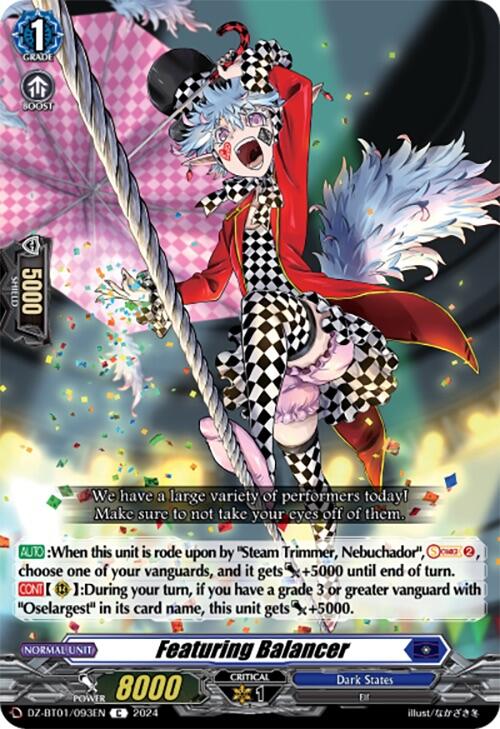 Image of Featuring Balancer (DZ-BT01/093EN) [Fated Clash]