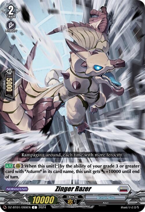 Image of Zinger Razer (DZ-BT01/099EN) [Fated Clash]
