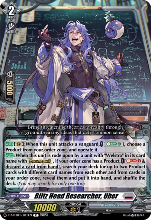Image of Blitz Head Researcher, Uber (DZ-BT01/101EN) [Fated Clash]