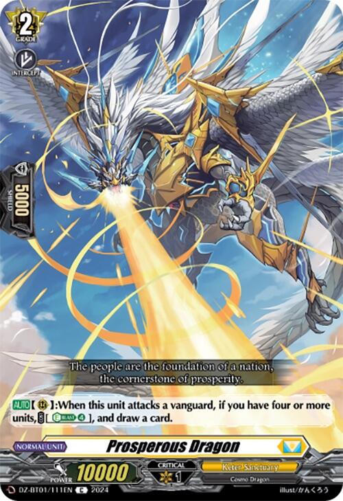 Image of Prosperous Dragon (DZ-BT01/111EN) [Fated Clash]