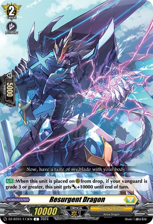 Image of Resurgent Dragon (DZ-BT01/113EN) [Fated Clash]