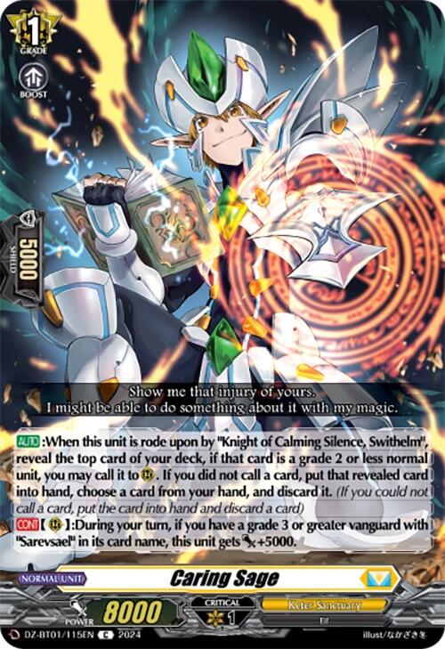 Image of Caring Sage (DZ-BT01/115EN) [Fated Clash]