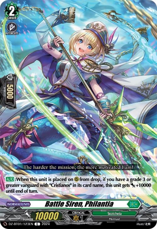Image of Battle Siren, Philantia (DZ-BT01/123EN) [Fated Clash]