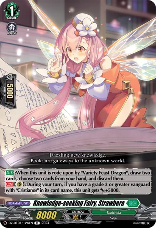 Image of Knowledge-seeking Fairy, Strawbera (DZ-BT01/126EN) [Fated Clash]