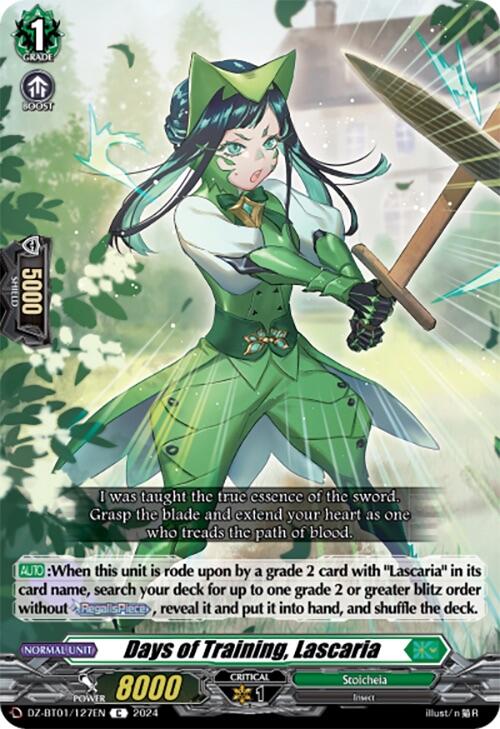 Image of Days of Training, Lascaria (DZ-BT01/127EN) [Fated Clash]