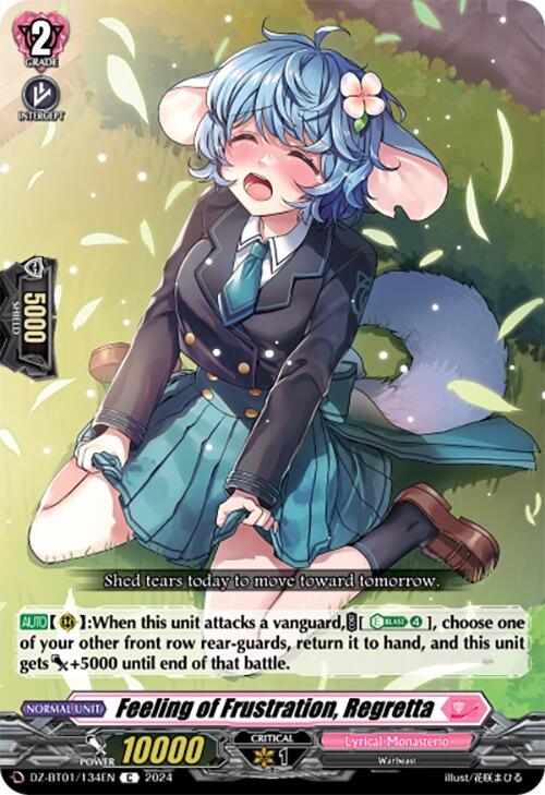 Image of Feeling of Frustration, Regretta (DZ-BT01/134EN) [Fated Clash]