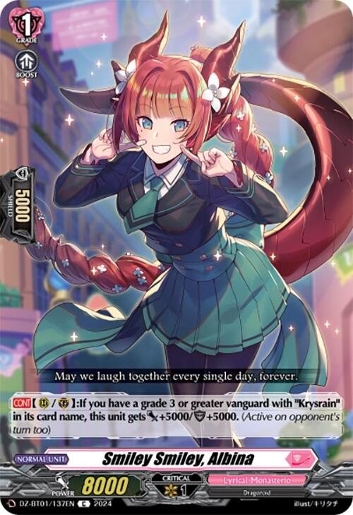 Image of Smiley Smiley, Albina (DZ-BT01/137EN) [Fated Clash]