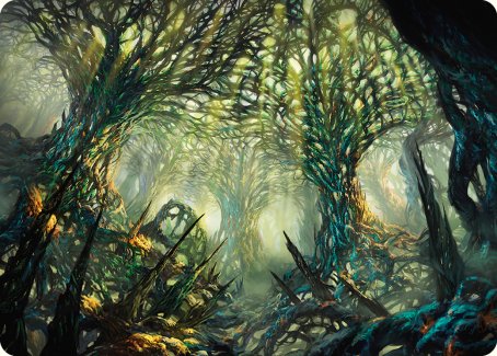 Image of The Hunter Maze Art Card [Phyrexia: All Will Be One Art Series]