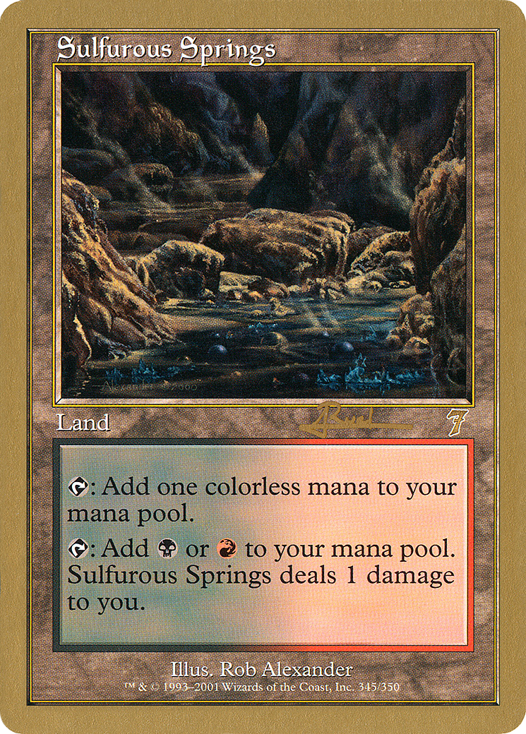Image of Sulfurous Springs (Antoine Ruel) [World Championship Decks 2001]