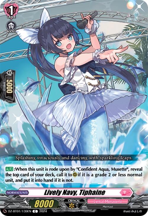Image of Lively Navy, Tiphaine (DZ-BT01/139EN) [Fated Clash]