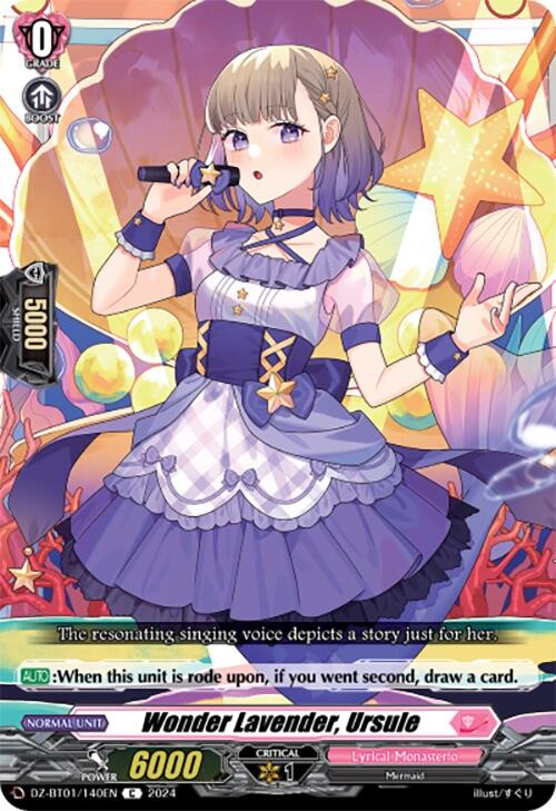 Image of Wonder Lavender, Ursule (DZ-BT01/140EN) [Fated Clash]