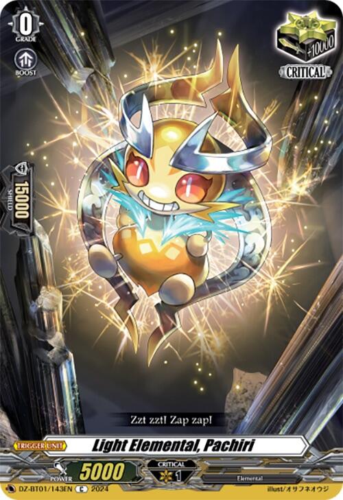 Image of Light Elemental, Pachiri (DZ-BT01/143EN) [Fated Clash]