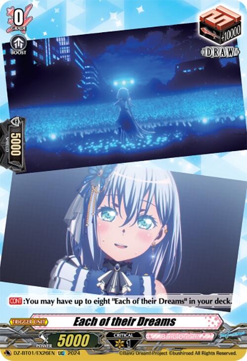 Image of Each of their Dreams (EX26) (EXC) (DZ-BT01/EX26EN) [Fated Clash]