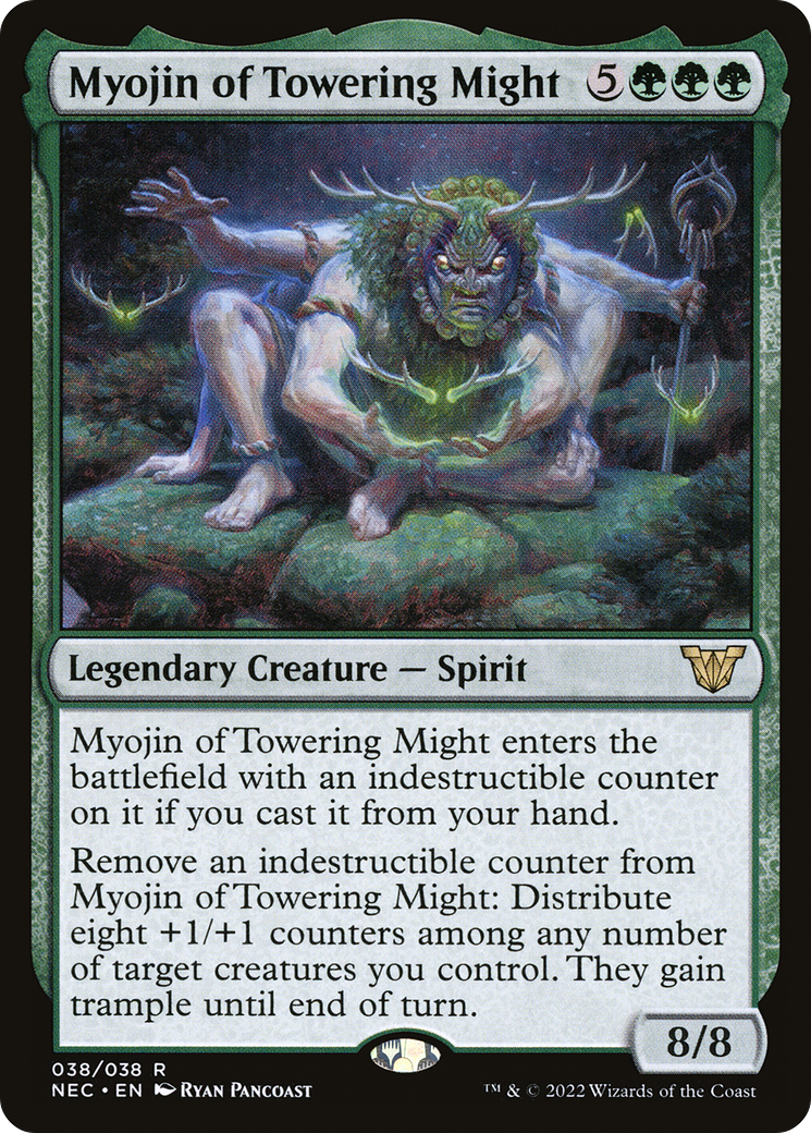 Image of Myojin of Towering Might [Kamigawa: Neon Dynasty Commander]