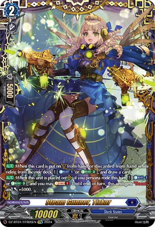 Image of Steam Gunner, Tizkar (FFR) (DZ-BT01/FFR05EN) [Fated Clash]