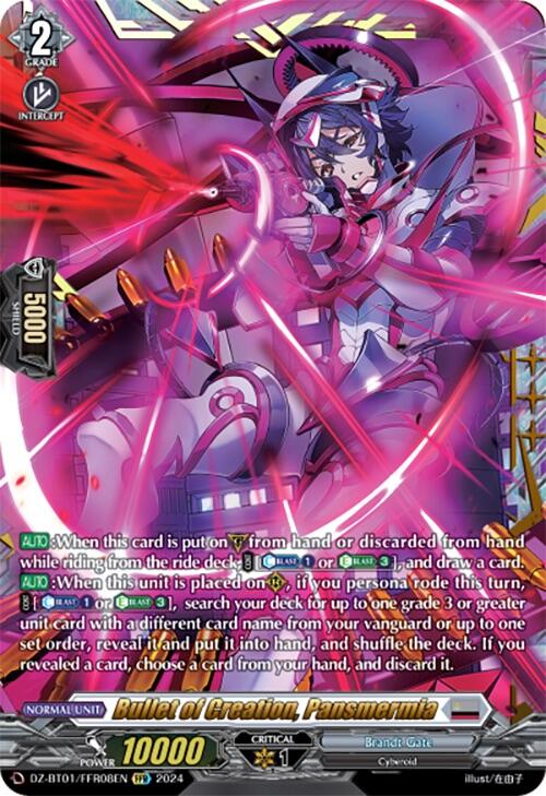 Image of Bullet of Creation, Pansmermia (FFR) (DZ-BT01/FFR08EN) [Fated Clash]