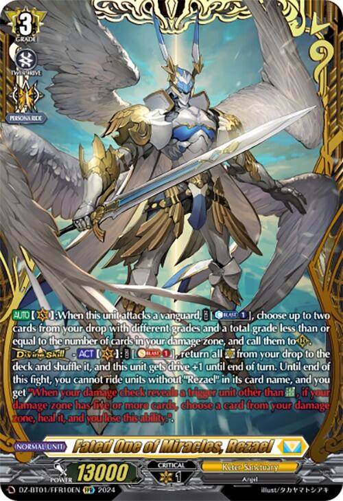 Image of Fated One of Miracles, Rezael (FFR) (DZ-BT01/FFR10EN) [Fated Clash]