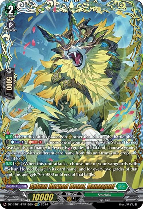 Image of Sylvan Horned Beast, Banaspati (FFR) (DZ-BT01/FFR15EN) [Fated Clash]