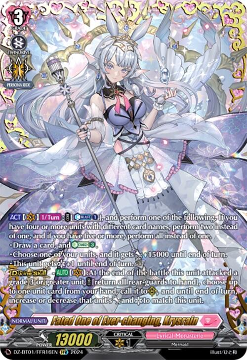 Image of Fated One of Ever-changing, Krysrain (FFR) (DZ-BT01/FFR16EN) [Fated Clash]