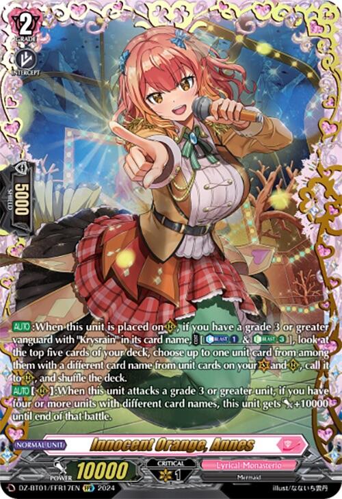 Image of Innocent Orange, Annes (FFR) (DZ-BT01/FFR17EN) [Fated Clash]