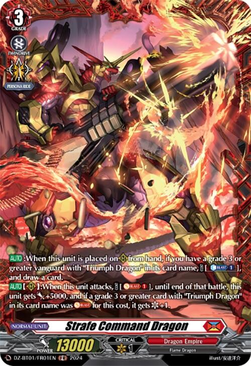 Image of Strafe Command Dragon (FR) (DZ-BT01/FR01EN) [Fated Clash]