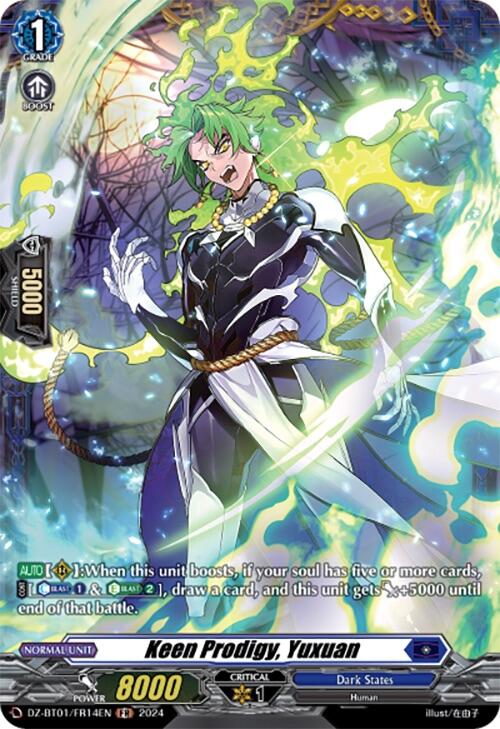 Image of Keen Prodigy, Yuxuan (FR) (DZ-BT01/FR14EN) [Fated Clash]
