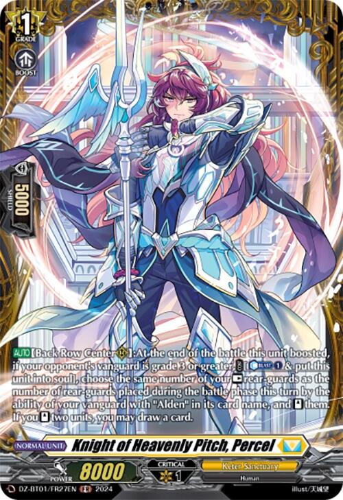 Image of Knight of Heavenly Pitch, Percel (FR) (DZ-BT01/FR27EN) [Fated Clash]