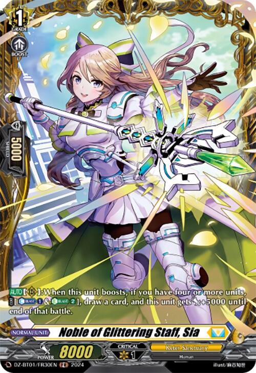 Image of Noble of Glittering Staff, Sia (FR) (DZ-BT01/FR30EN) [Fated Clash]