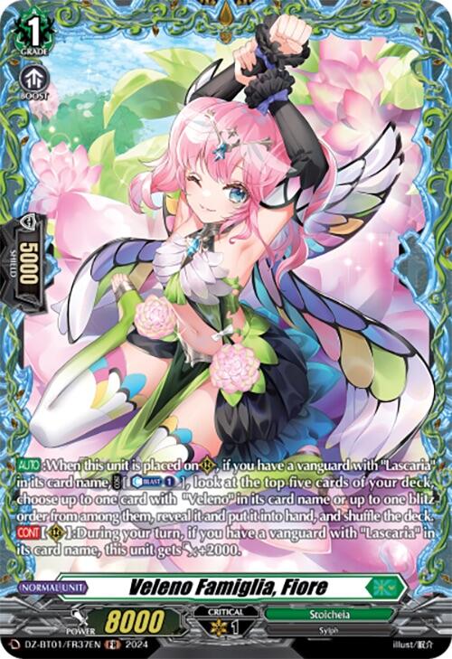 Image of Veleno Famiglia, Fiore (FR) (DZ-BT01/FR37EN) [Fated Clash]