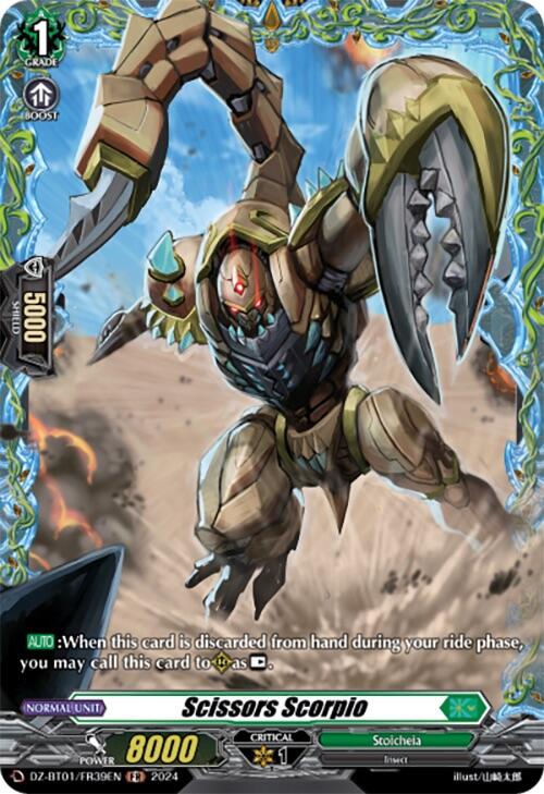 Image of Scissors Scorpio (FR) (DZ-BT01/FR39EN) [Fated Clash]