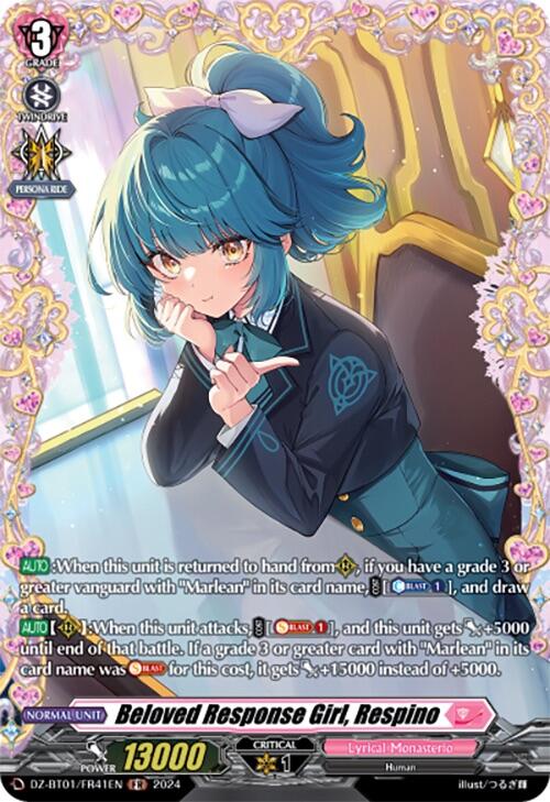 Image of Beloved Response Girl, Respino (FR) (DZ-BT01/FR41EN) [Fated Clash]