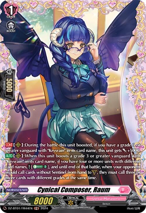 Image of Cynical Composer, Raum (FR) (DZ-BT01/FR44EN) [Fated Clash]