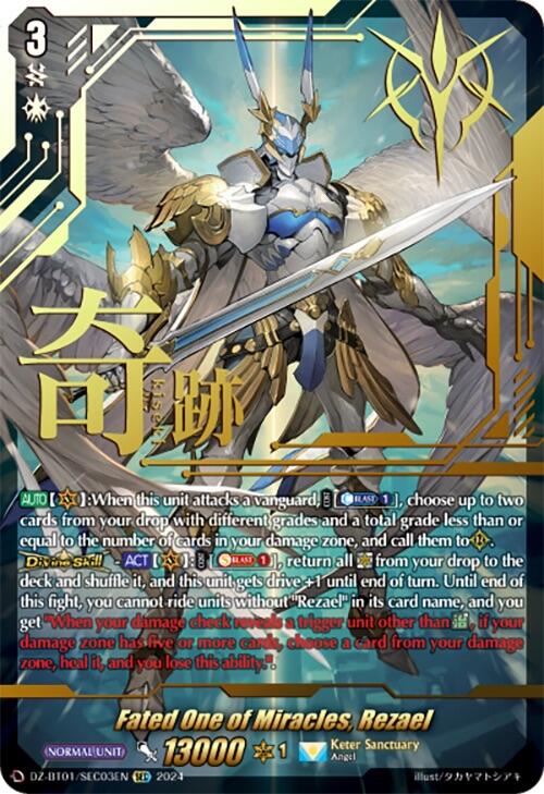 Image of Fated One of Miracles, Rezael (SEC) (DZ-BT01/SEC03EN) [Fated Clash]