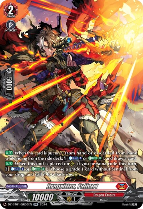 Image of Dragritter, Falhart (SR) (DZ-BT01/SR03EN) [Fated Clash]