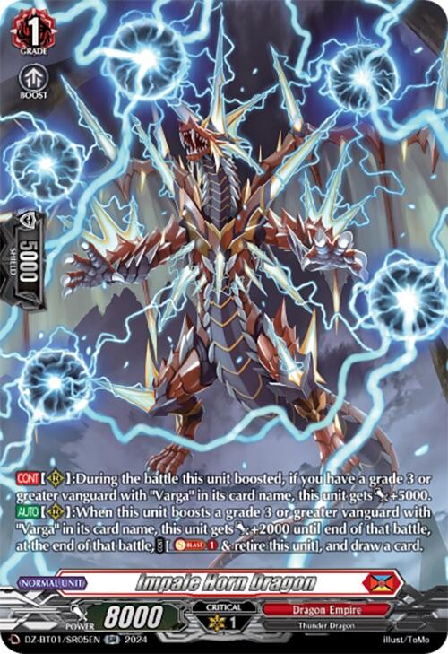 Image of Impale Horn Dragon (SR) (DZ-BT01/SR05EN) [Fated Clash]