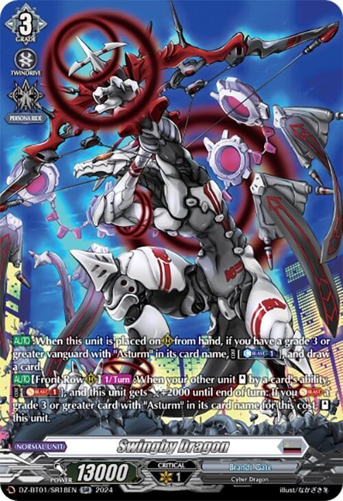 Image of Swingby Dragon (SR) (DZ-BT01/SR18EN) [Fated Clash]