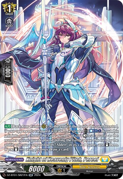 Image of Knight of Heavenly Pitch, Percel (SR) (DZ-BT01/SR27EN) [Fated Clash]