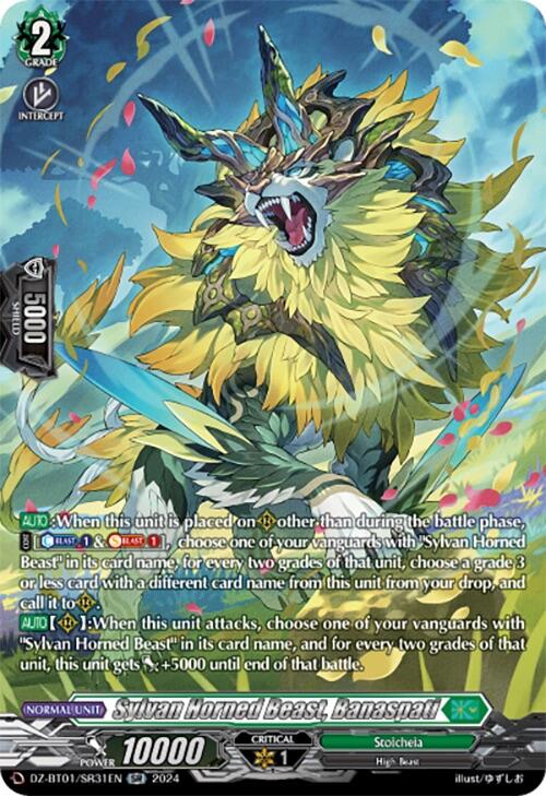 Image of Sylvan Horned Beast, Banaspati (SR) (DZ-BT01/SR31EN) [Fated Clash]