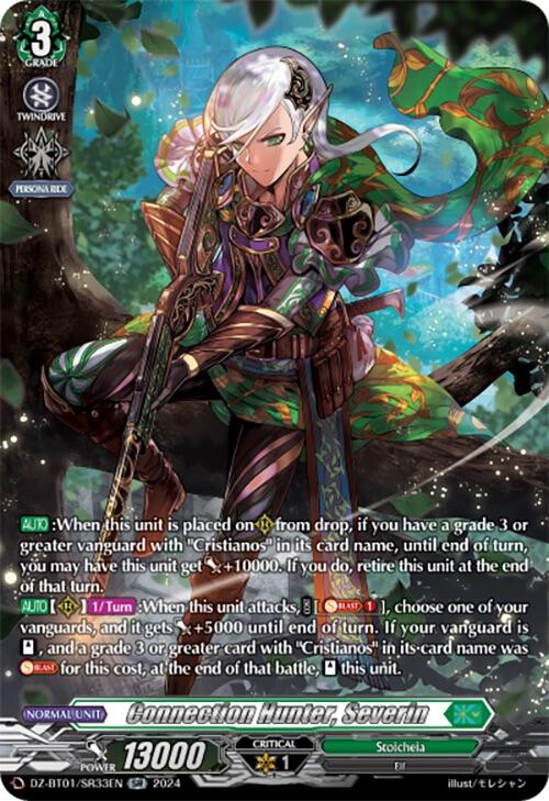 Image of Connection Hunter, Severin (SR) (DZ-BT01/SR33EN) [Fated Clash]