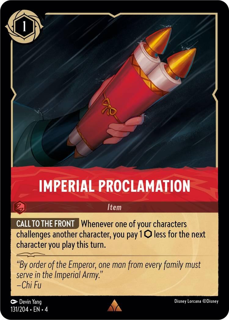 Image of Imperial Proclamation (131/204) [Ursula's Return]