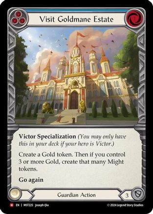 Image of Visit Goldmane Estate [MST225] (Part the Mistveil)