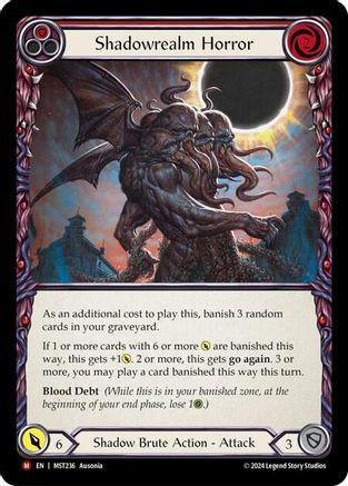 Image of Shadowrealm Horror [MST236] (Part the Mistveil)  Rainbow Foil